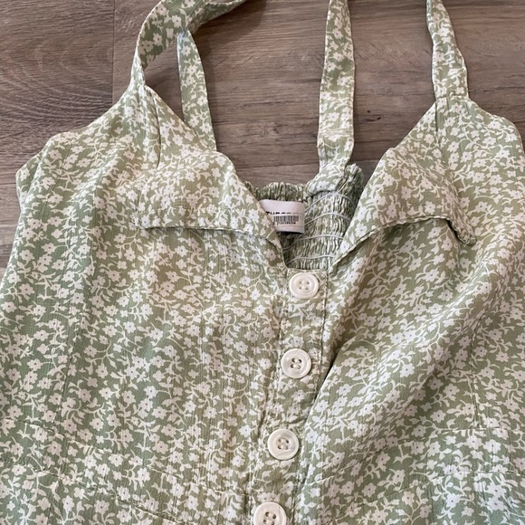 River Seafoam Green Floral Jumpsuit small - Picture 4 of 6